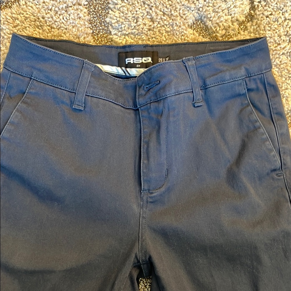 RSQ Navy Blue Chino Pants